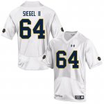 Notre Dame Fighting Irish Men's Max Siegel II #64 White Under Armour Authentic Stitched College NCAA Football Jersey QDJ0199MX